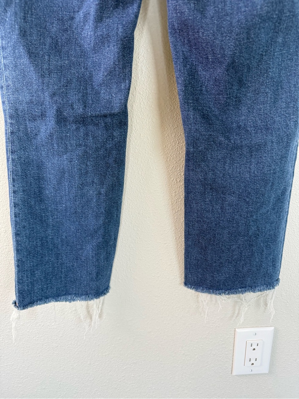 Hatch Under the Bump Crop Maternity Jean  Blue Denim Women’s Size 28 - Picture 12 of 14